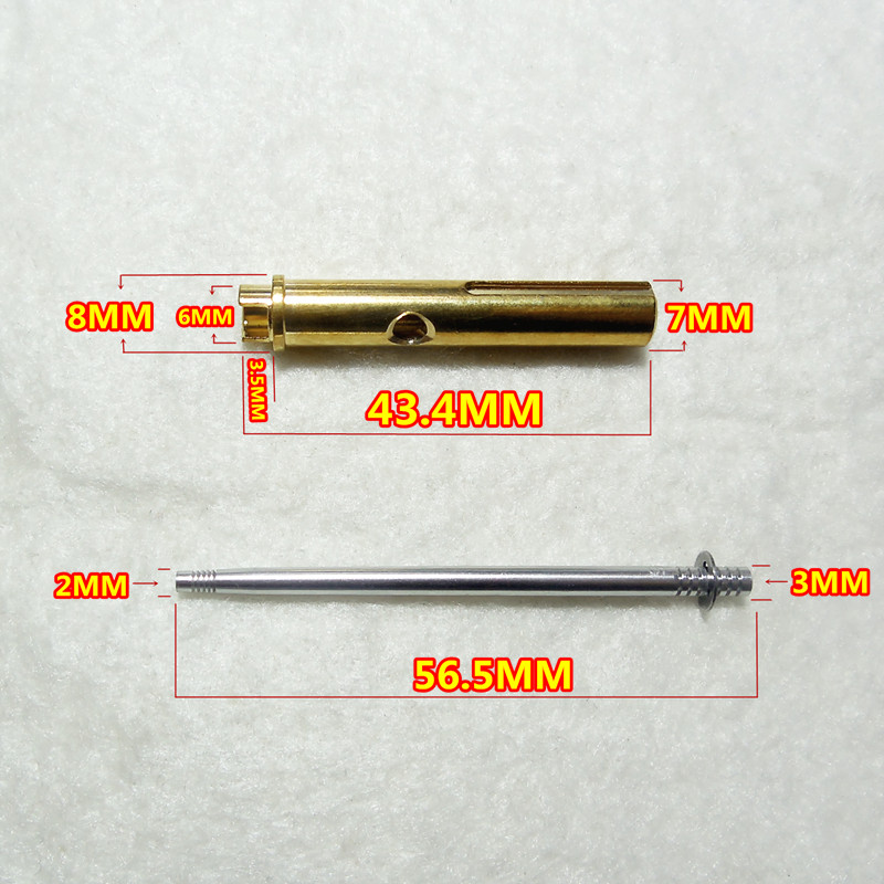Aiguille de carburateur Mikuni (JN) et illac jet (NJ) (aiguilles et tubes d'atomisation), pour Yamaha de 1991 à 97 ans, TDM850 Mk II