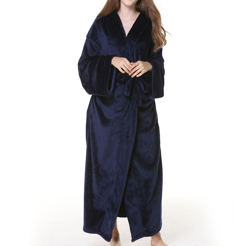 Peignoir pour femme, vêtement de nuit, grande taille, buste 150cm, 10XL, 9XL, 8XL, 7XL, 6XL, automne et hiver