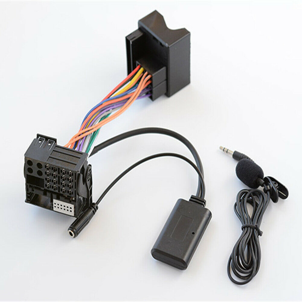 Adaptador de áudio e música bluetooth 5.0, adaptador microfone para bmw e64, e60, e66, e80, e81, e82, e90