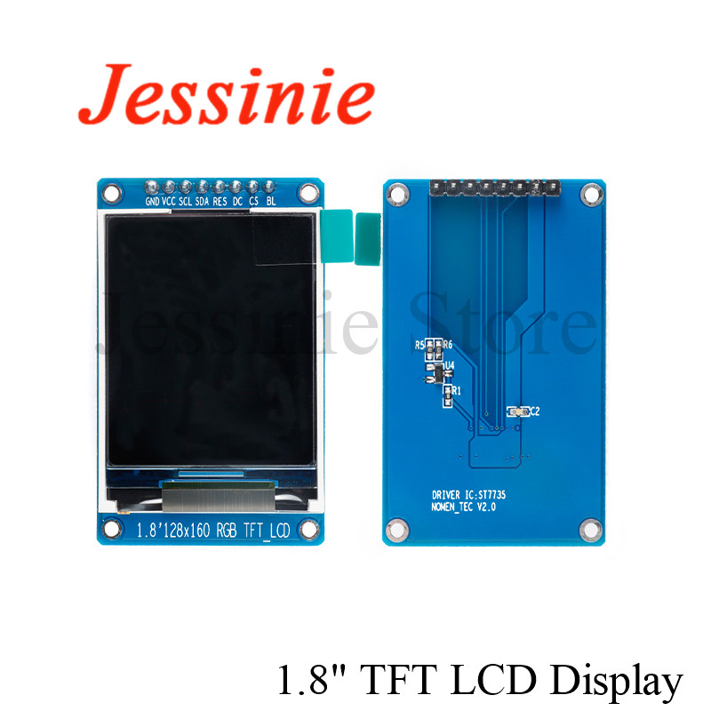 1,8 "1,8 дюйма 128x160 SPI полноцветный TFT ЖК-дисплей 128*160 модуль ST7735S 3,3 В сменный источник питания OLED для Arduino DIY KIT
