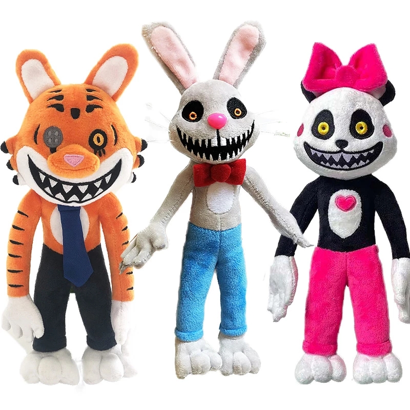 Mr Hopp's Playhouse 2 Pluche Zacht Speelgoed Mr Strepen Knuffeldier Tijger Konijn Knuffels Game Figuur Poppen voor Kinderen Kids