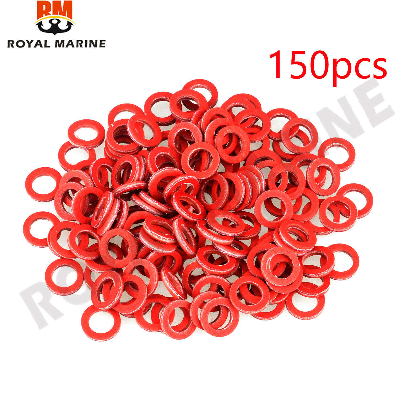 Joint de vis de vidange d'huile pour unité inférieure rouge, 150 pièces, adapté à Yamaha 90430-08020-0 90430-08003, accessoires 90430-08020