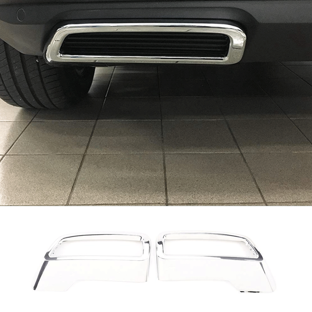 Osłona rury wydechowej do Peugeot 3008 5008 4008 (roczniki 2017-2022), tylna rura tłumika, ramka końcówki wydechu, części samochodowe ABS