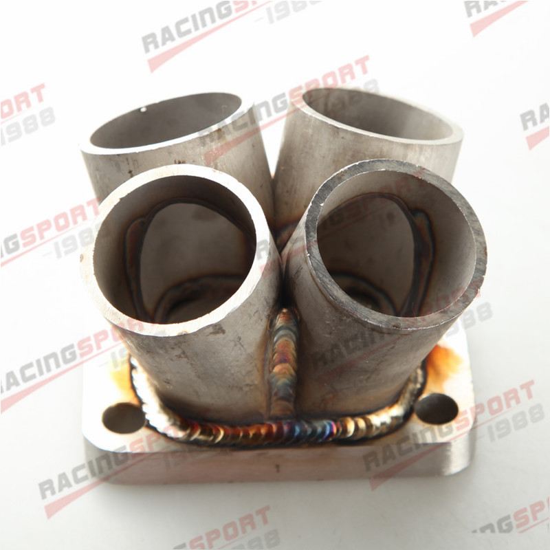 4-1 4 Silinder Manifold Header Kolektor T3 T3/T4 dengan Turbo Inlet Flange