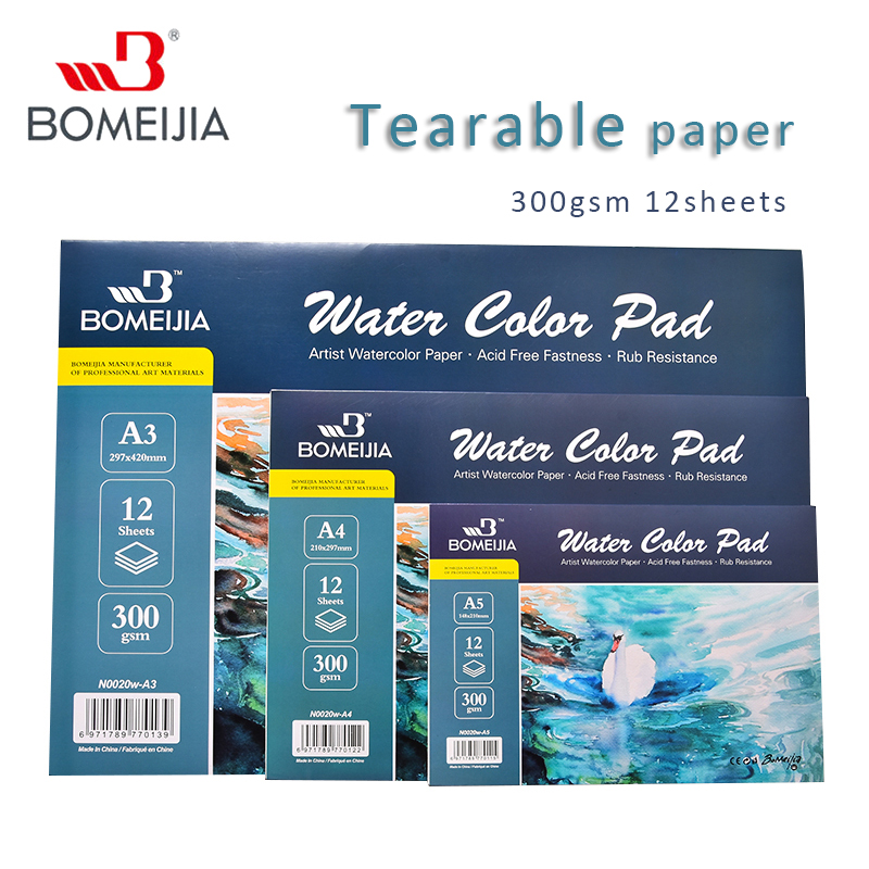 BOMEIJIA A4 A5 Sketch Book เครื่องเขียนกระดาษสีน้ํา Sketch Notepad สําหรับวาดภาพวาดไดอารี่สมุดบันทึก Creative Notebook ของขวัญ