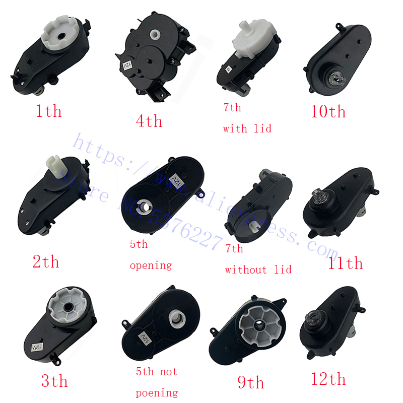Kinderen Elektrische Auto Steering Motor Versnellingsbak RS280, 380/390 6V/12V Motor Afstandsbediening Wandelwagen Accessoires