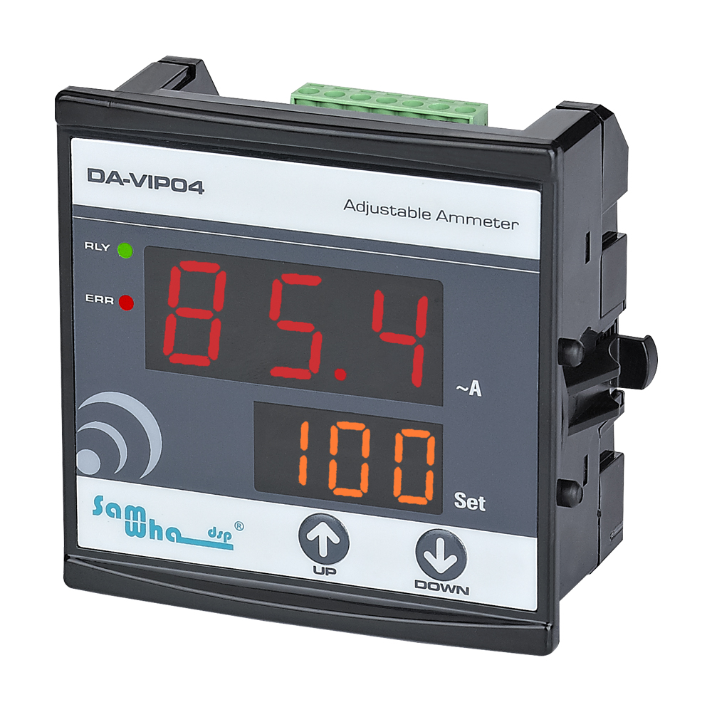 Samwhath-dsp DA-VIP04 Ammeter Arus Lebih Dapat Disesuaikan Digital (0, 1-999a) (dengan Alarm)