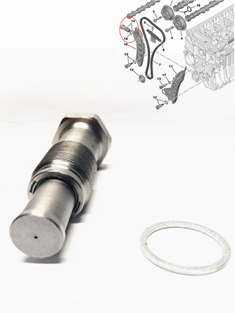 Timing Chain Tensioner 0829G3/11314609483/11317601809/829e1สำหรับ BMW Mini 207/308/508/3008/RCZ/208สำหรับ Citroen C4/C3/DS5/DS4/DS3