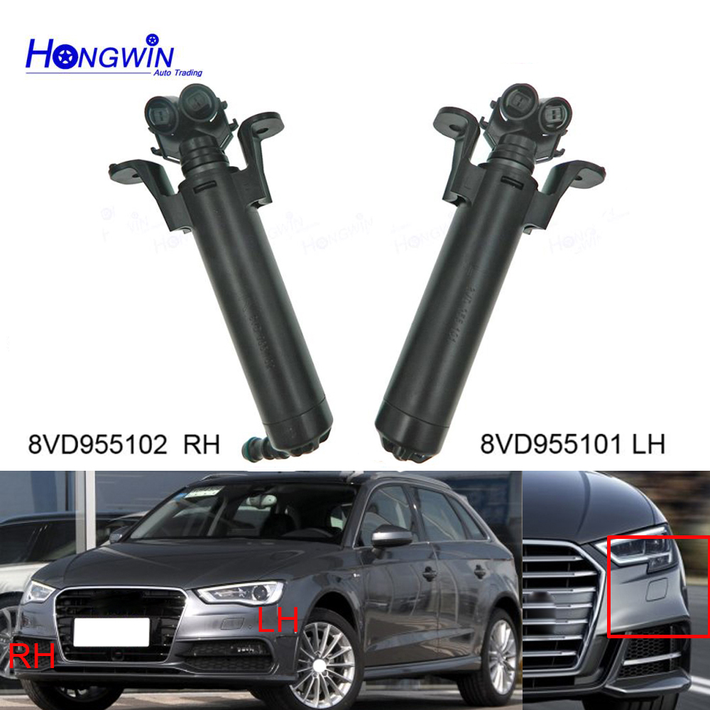 Osłona dyszy spryskiwacza reflektorów samochodowych do Audi A3 sportback 2014 2015 2016 8VD 955101   (LH) & 8VD 955102   (RH)