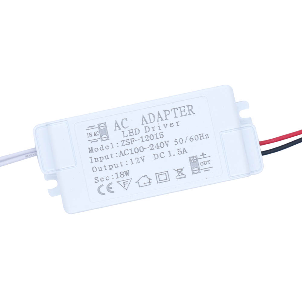 12-V-Netzteil mit Gehäuse, LED-Treibertransformator, 6 W, 12 W, 18 W, 24 W, 36 W, 48 W, 60 W, LED-Netzteil, AC220 V, für Treiber-LED-Streifen