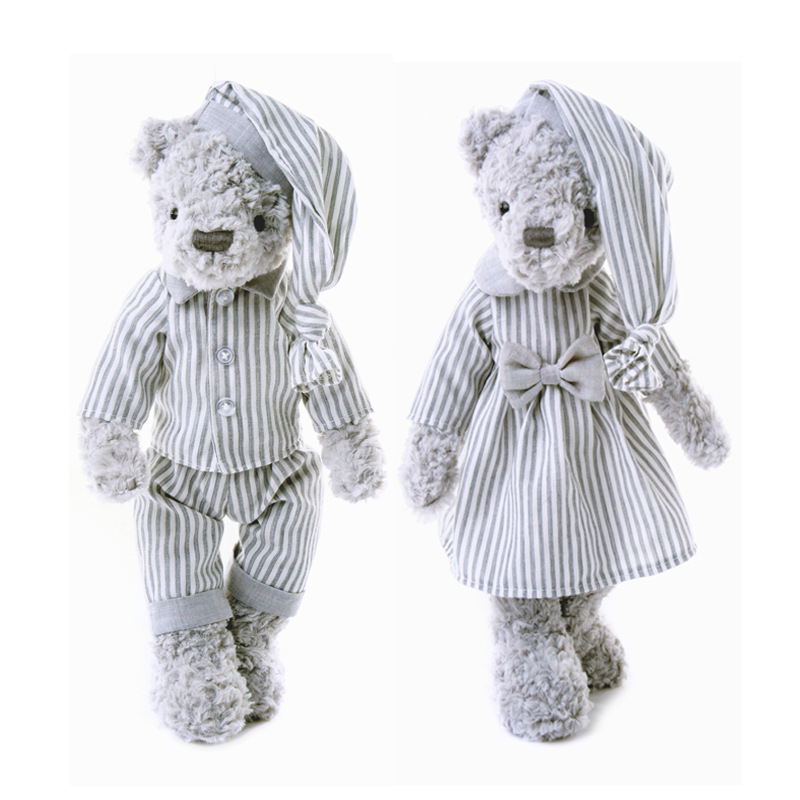 Peluche Morbidi di Orso e Coniglio, Animali di Peluche, Compagni per il Sonno e Bambole di Comfort di Alta Qualità, Regalo per Bambini