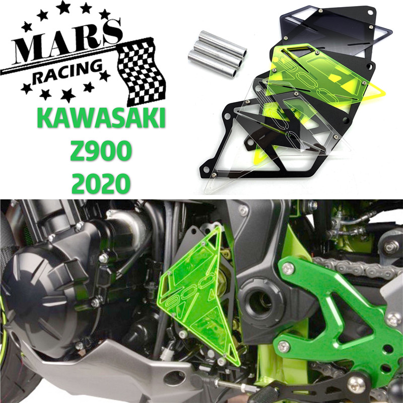 Motocykl aluminium zębatka przednia pokrywa łańcuch straż pokrywa lewa strona silnika Protector dla Kawasaki Z900 Z 900 z900 2020 2021
