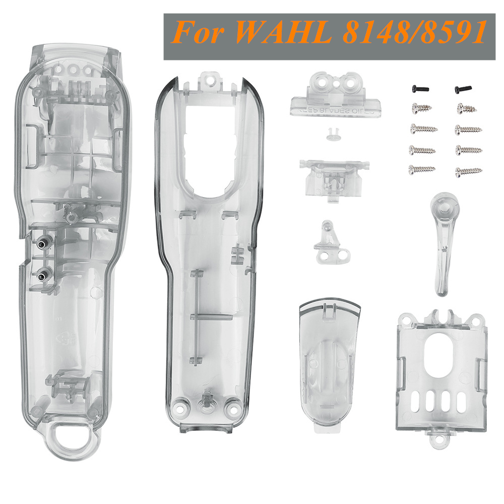 8 Buah/Set Set Cangkang Clipper Elektrik untuk WAHL 8148/8591 ABS 8 Gaya DIY Cangkang Modifikasi Penutup Clipper Elektrik Tukang Cukur G0811