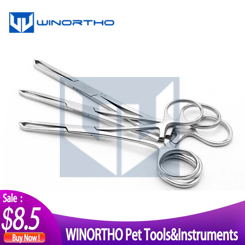 Allis Jaringan Forceps Klem Tang Hewan Instrumen Bedah Ortopedi Operasi Umum Peralatan