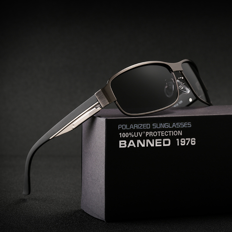 2022 Diseñador de la marca HD Gafas polarizadas Moda Hombres Mujeres Gafas de sol Protección Gafas de sol Gafas de conducción masculinas con caja