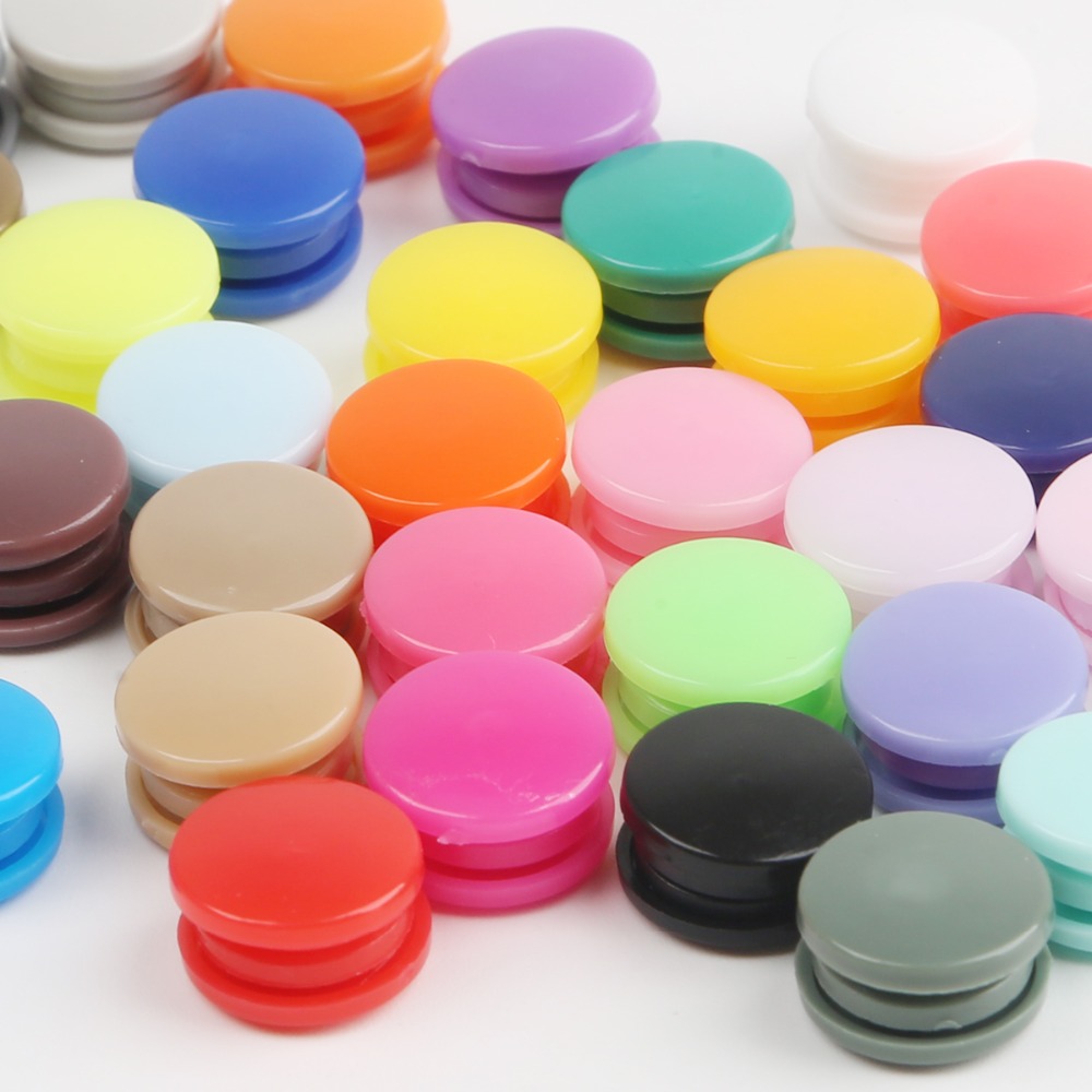 20Set Snap Tombol Pengencang T5 12Mm Plastik Menjahit Pakaian Aksesoris untuk Bayi Pakaian Klip Selimut Penutup Lembar tombol