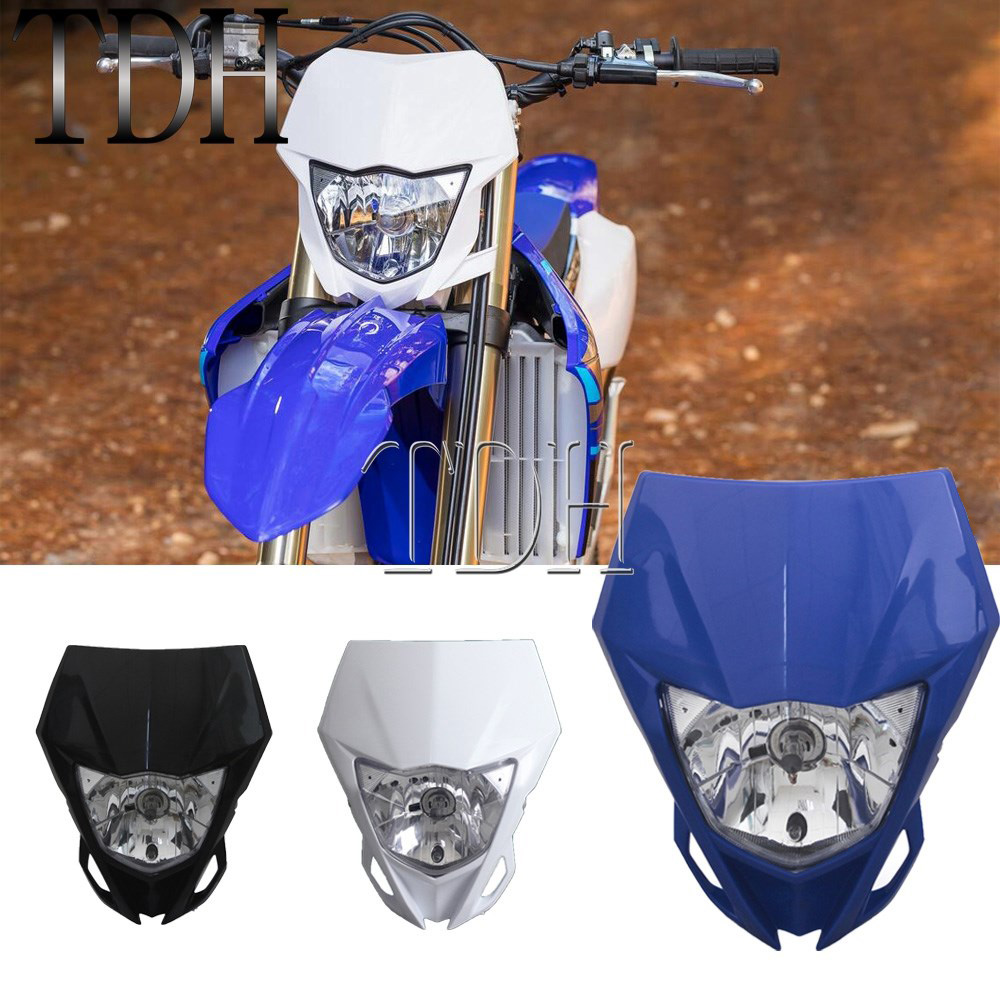 Enduro Supermoto Scheinwerfer Front Licht Dirt Bike Motocross Kopf Licht Für Yamaha WR250F WR450F WR250R YZ450F KAWASAKI KLX KX