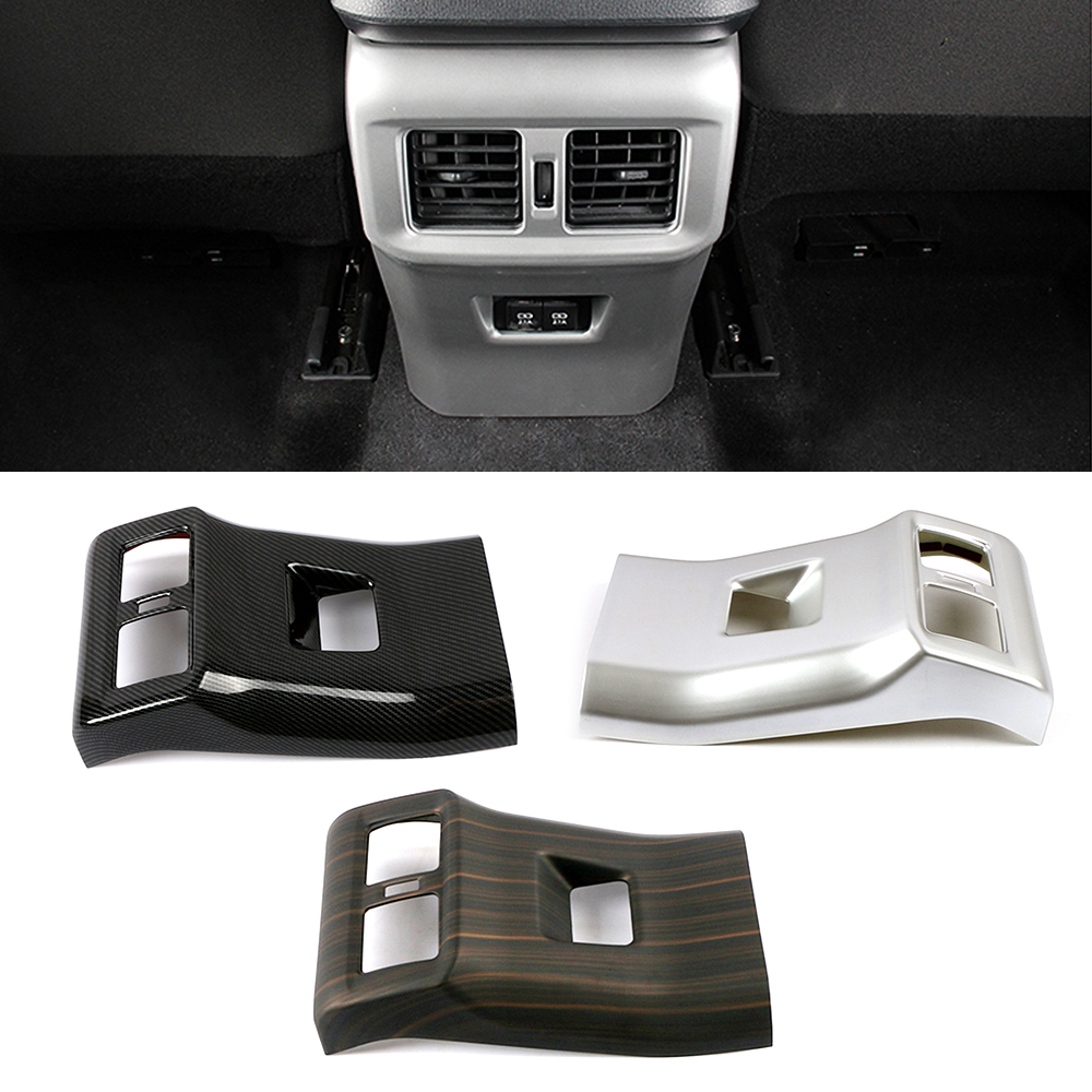Untuk Toyota Rav 4 Rav4 Generasi ke-5 2019-2025 Kotak Penyimpanan Konsol Tengah Interior Kotak Sandaran Tangan Ventilasi AC Panel Belakang Penutup Trim