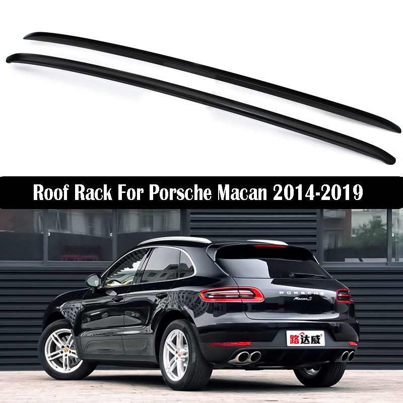 Barras de Techo para Porsche Macan 2014-2026, Rieles Portaequipajes, Barras Portaequipajes Superiores, Cajas de Techo, Aleación de Aluminio