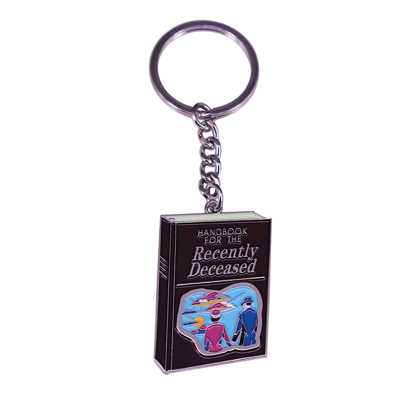 Lydia's Handbook for the Recently Deceased Keychain Horror Movie Fans Cool Accessory