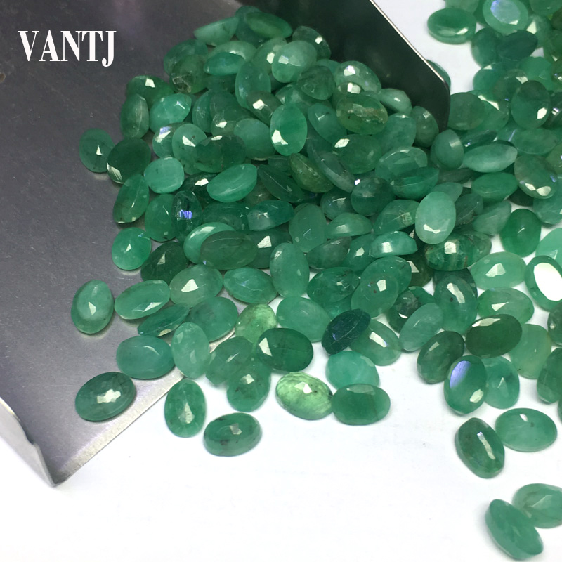 Piedra preciosa suelta de Esmeralda Natural, 1 Uds., especímenes de piedra desnuda de berilo personalizables Diy para joyería de plata y oro para mujer, entrega aleatoria