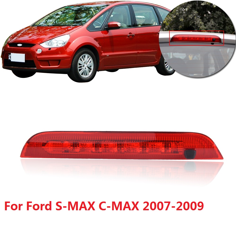 Kamshing Untuk Ford S-MAX C-MAX 2007 2008 2009 Rear Tinggi Gunung Lampu Rem Berhenti Lampu Pusat Berhenti Lampu Tambahan Ketiga lampu rem
