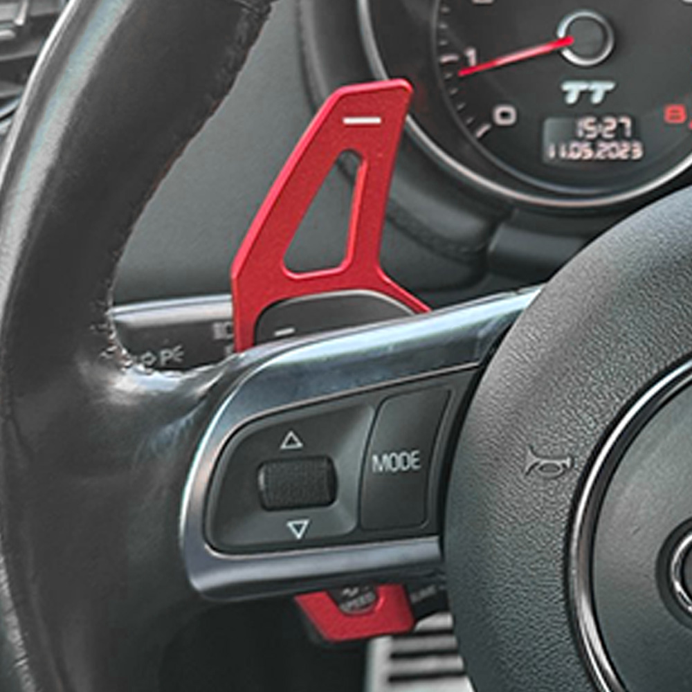 Voor Audi TT MK2 8J A5 S5 A4 B8 A3 S3 8P Q5 8R Q7 A6 C6 R8 Sline 2005-2011 Auto Stuurwiel DSG Schakelpaddle Verlenging Stickers