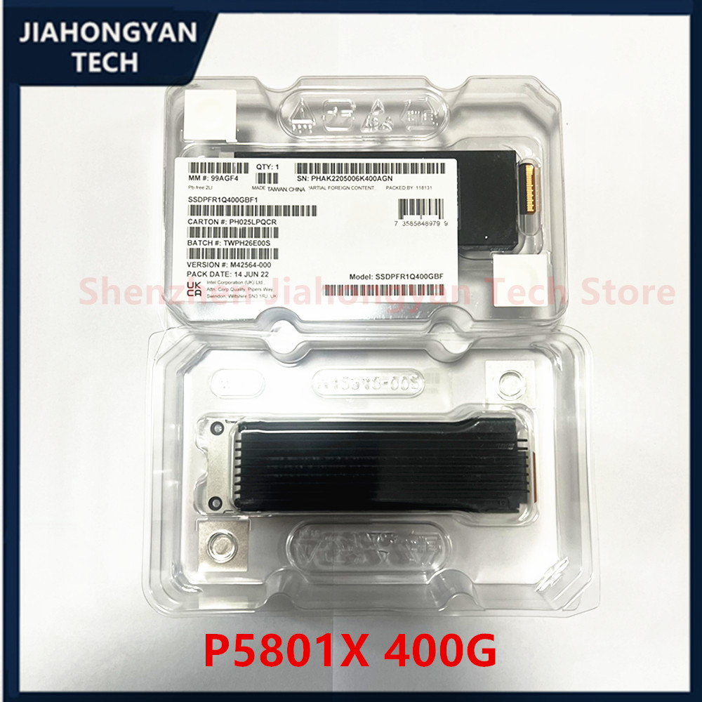 SSD pour OPTANE Intel P5801X 400G E1. Disque SSD d'entreprise S Nvme, neuf, original, avec adaptateur PCIe4.0