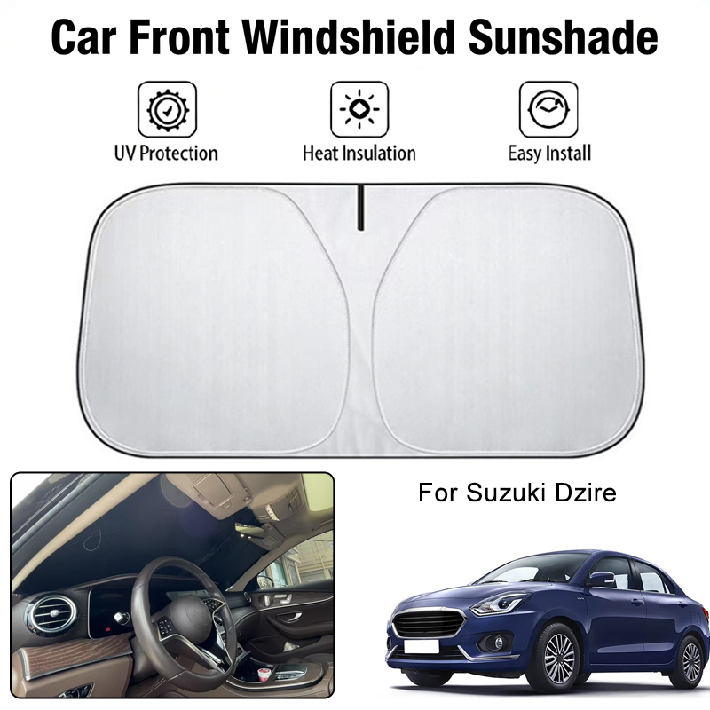 Car Front Windshield Sunshade Cover For Suzuki Dzire UV Block Heat Insulation Auto Interior Sun Protection Accessories