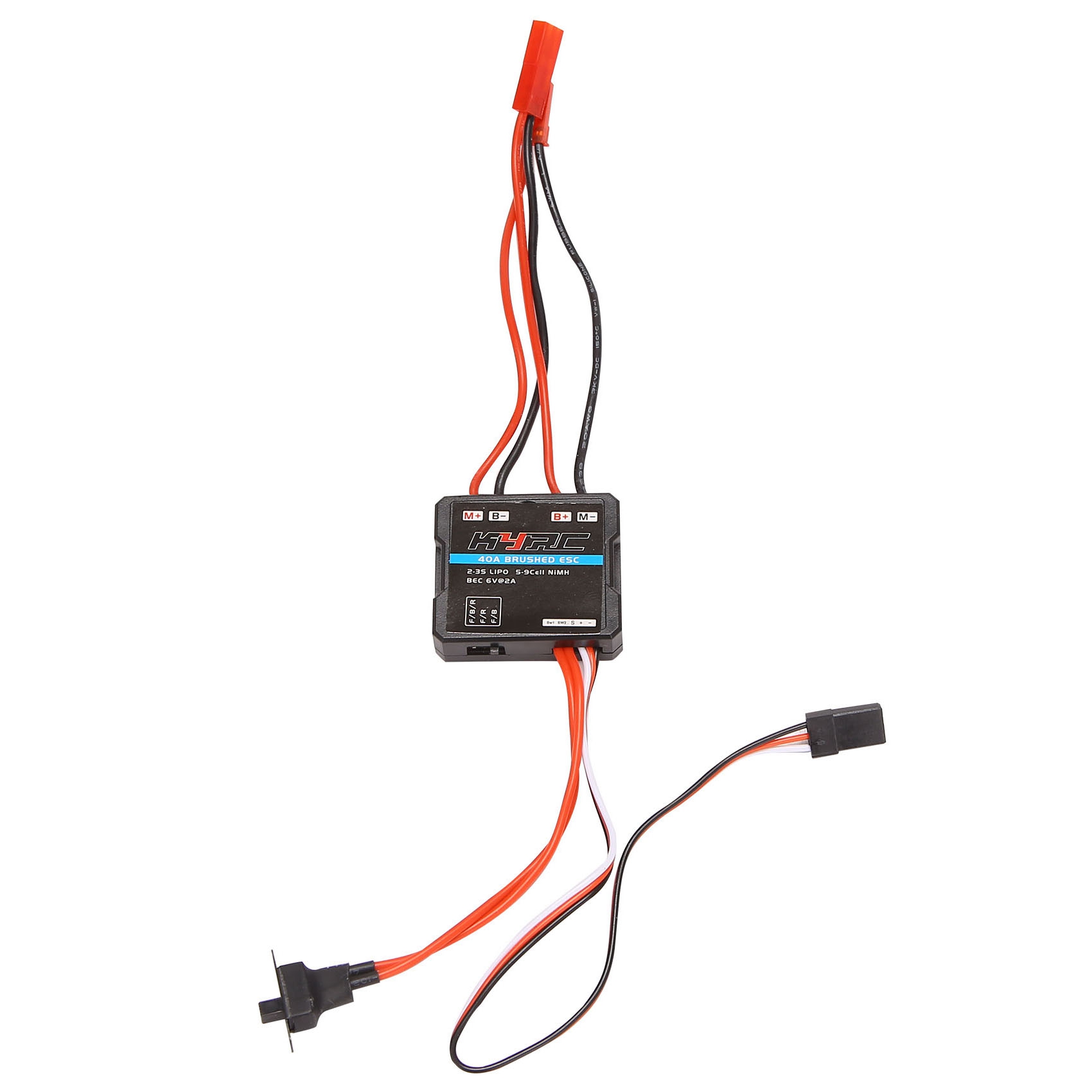 BABQ 40A szczotkowany elektroniczny regulator prędkości ESC dla WPL C24 C34 MN D90 MN99S MN86S części do modernizacji samochodu RC