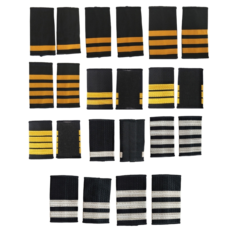 ชุดไหล่บาร์ชุดนักบิน Epaulet คอสเพลย์เวทีการแสดง Props