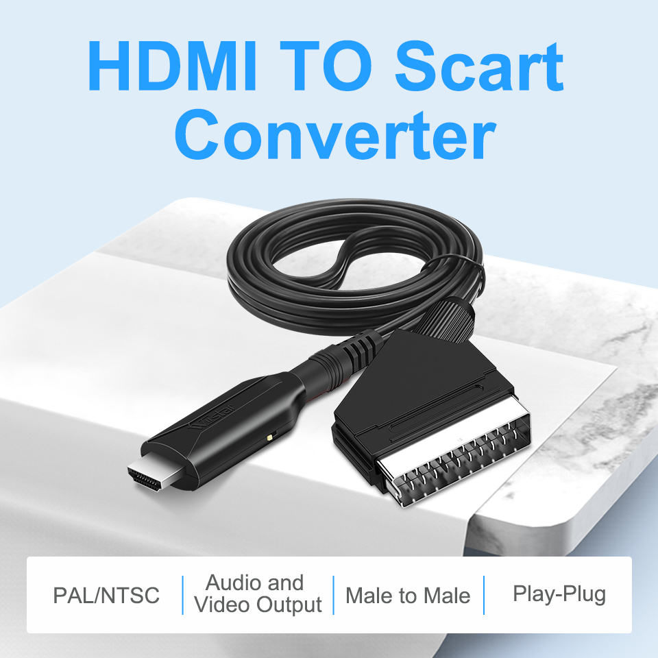 1080P Điện Âm Tường Có Đến HDMI Âm Thanh Cao Cấp Bộ Chuyển Đổi Tín Hiệu AV HDMI Cho Điện Âm Tường Có Adapter HD TV DVD Với cáp Nguồn USB