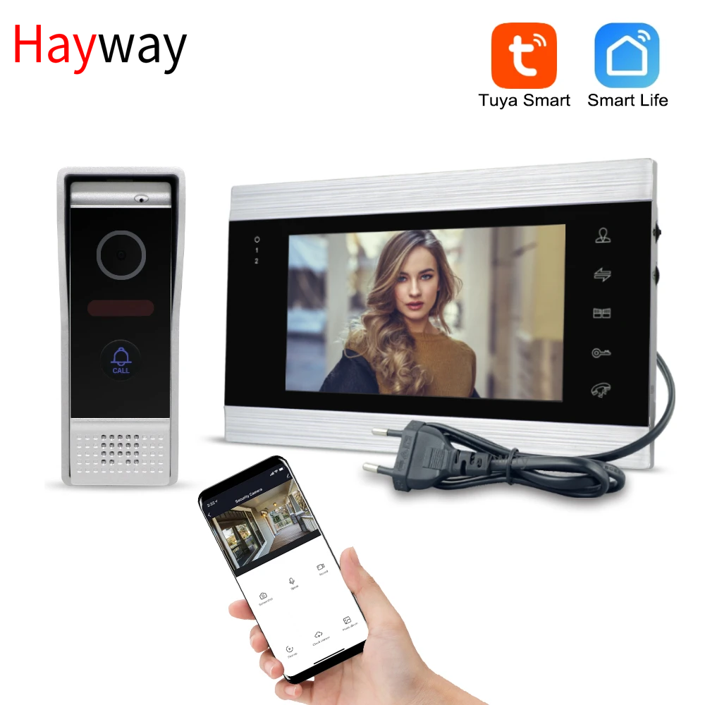 Видеодомофон Hayway 720P с поддержкой Wi-Fi и проводным видео