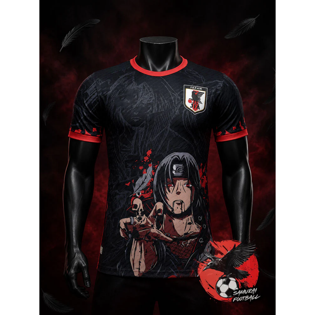 Japanse Jersey Itachi's Death - Naruto Shippuden Japanse Anime Voetbal Jersey Zomer Sport Heren T-shirt Kleding Tee