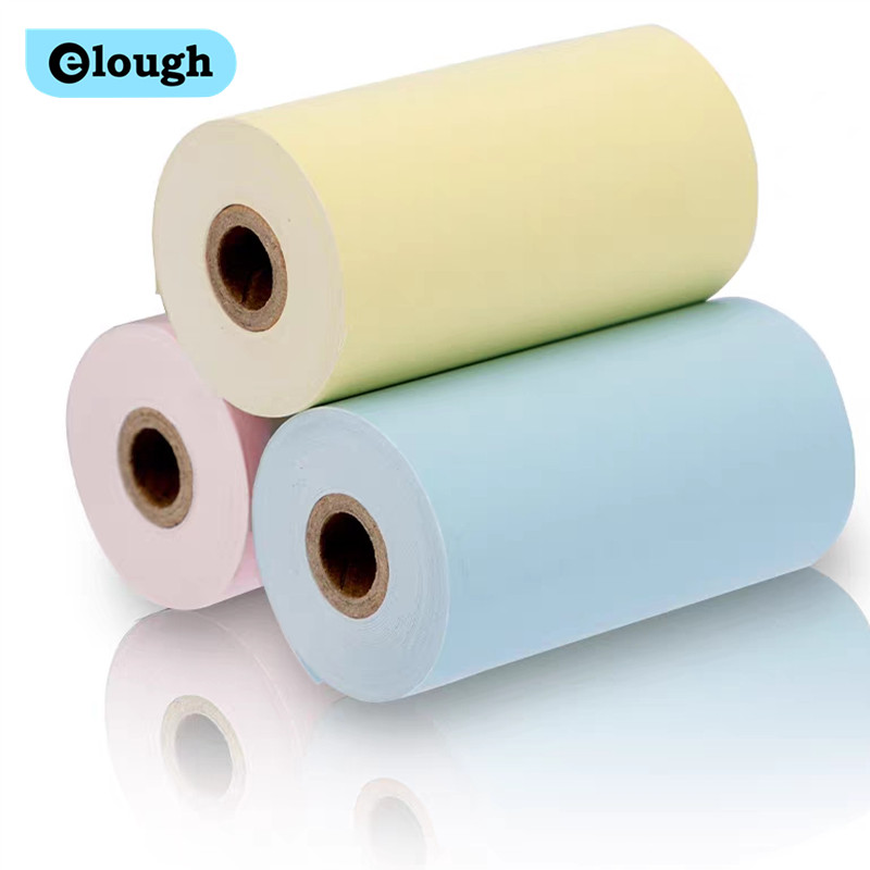 3 Rollen selbst klebendes Aufkleber farbiges Thermopapier für hoch auflösendes Mini drucker druckpapier für Sofort druck kameras