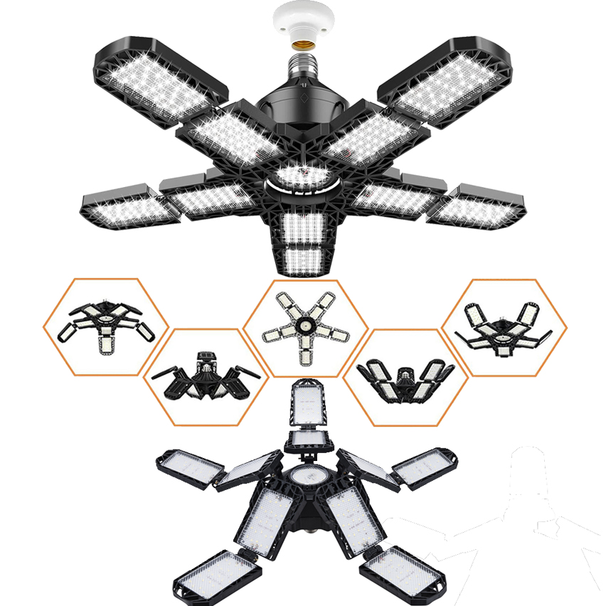 15000 lumens lumières de garage puissant 150W LED plafonnier pour l'éclairage atelier garage entrepôt avec magasin lumières industrielles