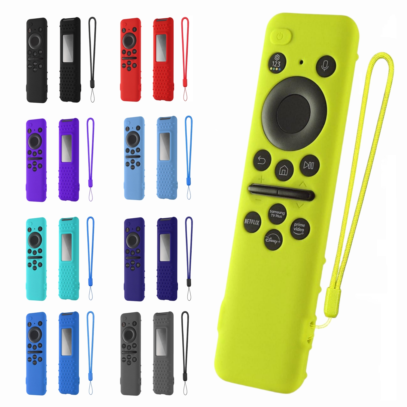 Funda protectora de silicona para mando a distancia de TV, funda protectora para SAMSUNG BN59-01432A 01432J TM2360E TM2361E 65Q/75Q/85QN900CF