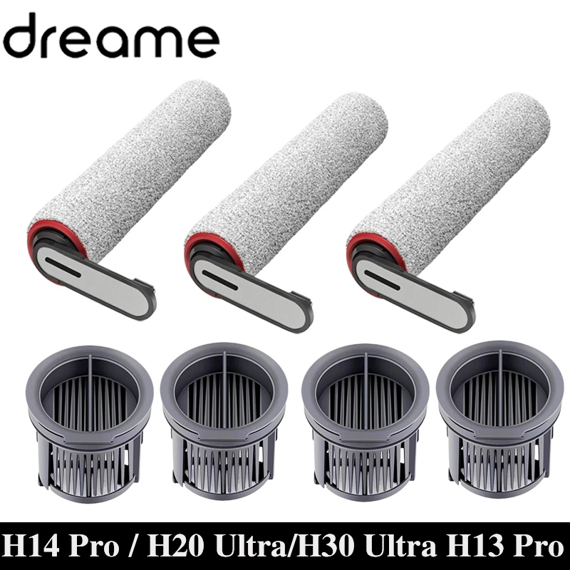 Dreame H14 Dual / H14 Pro / H14 / H20 Pro Plus / H20 Ultra / H30 Ultra Staubsauger Zubehör: Rollenfilter und HEPA-Filter