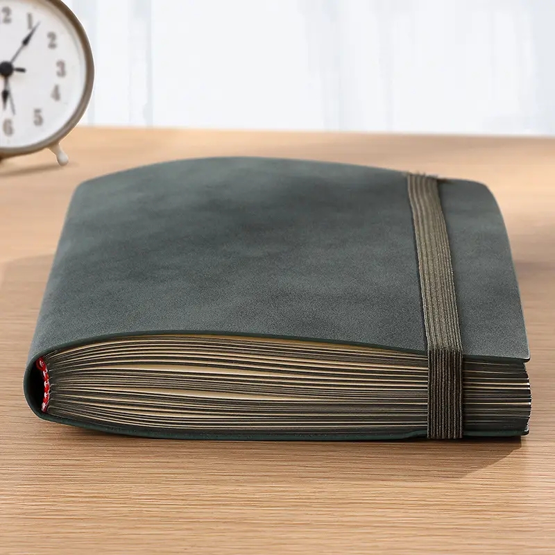 Cuaderno A5 de piel de oveja de 256 páginas, Bloc de notas, diario de negocios, organizador de Agenda, cuaderno de notas, suministros escolares de oficina