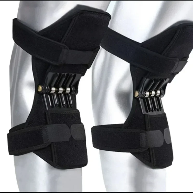 2/1PC Knee Protection Booster Power Support Knee Pads Powerful Rebound Spring Force Sports Reduces Soreness Cold Leg Protection