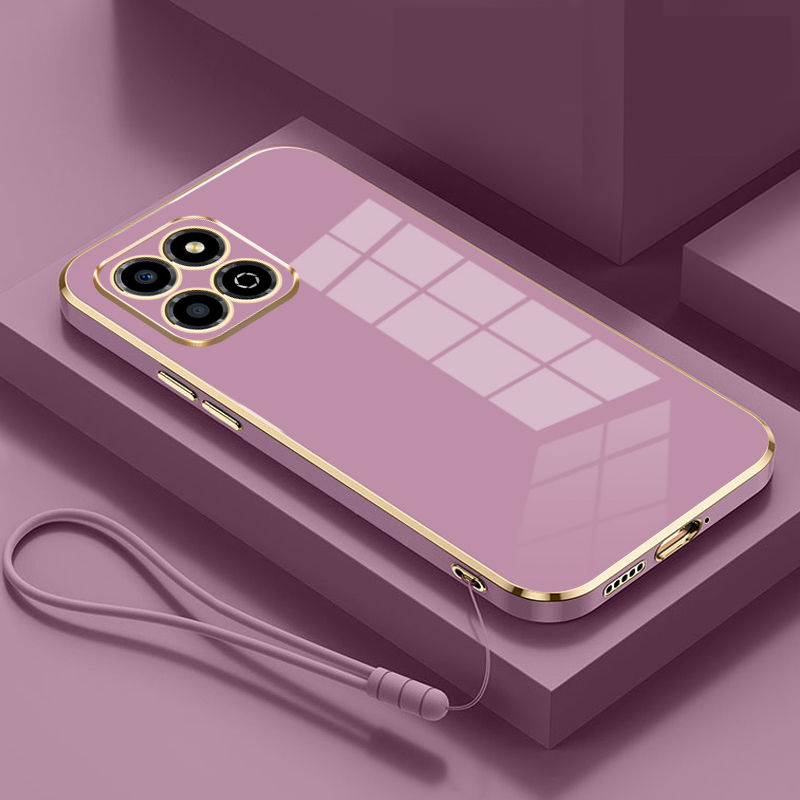Per Honor X6b Custodia Honor X6B Custodia per telefono Honor 200 Smart Cover X6A X8C X7C X6 X8A X8B X8 Cover posteriore in silicone Platin quadrato di lusso