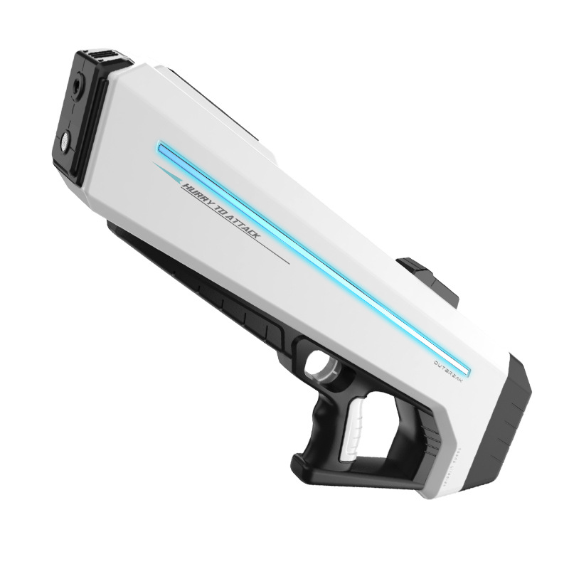 Korean Electric Water Gun Brinquedos, Tiro de Batalha, Luzes LED, Presente Infantil, Adulto, Verão, Novo, 2024