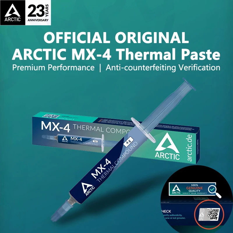 Pâte thermique pour ARCTIC AC MX-4, composé de Conduction thermique, graisse en Silicone pour ordinateur PC portable CPU GPU, puces de carte vidéo