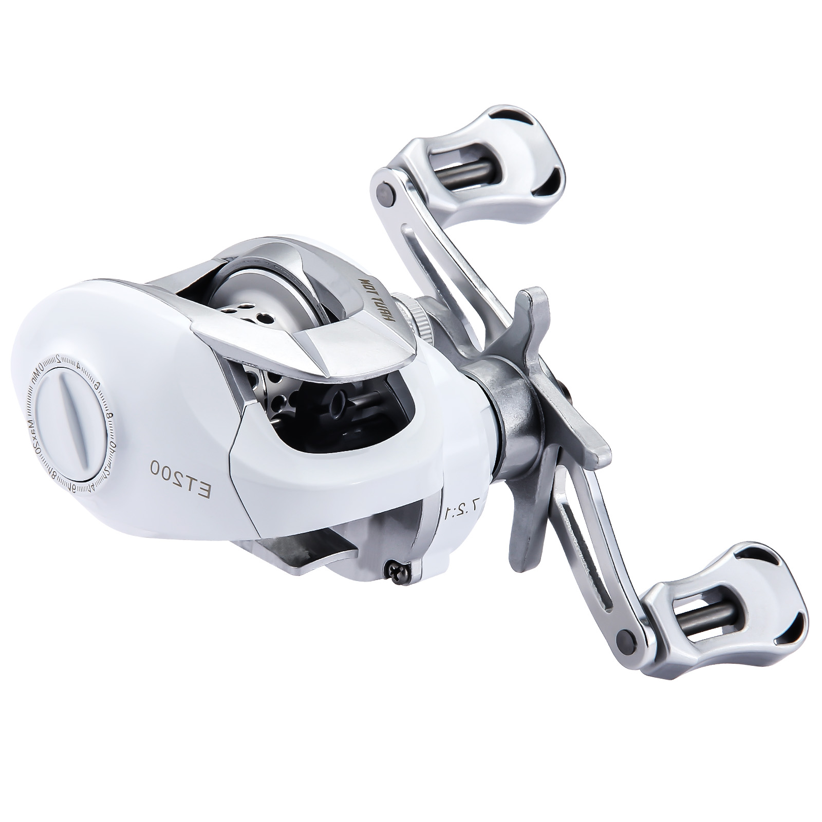 HAUT TON ET Baitcaster Reel 4+1BB 7.2:1 Gear Ratio 15Lbs Drag System For Fresh Water Baitcasting Reel Fishing