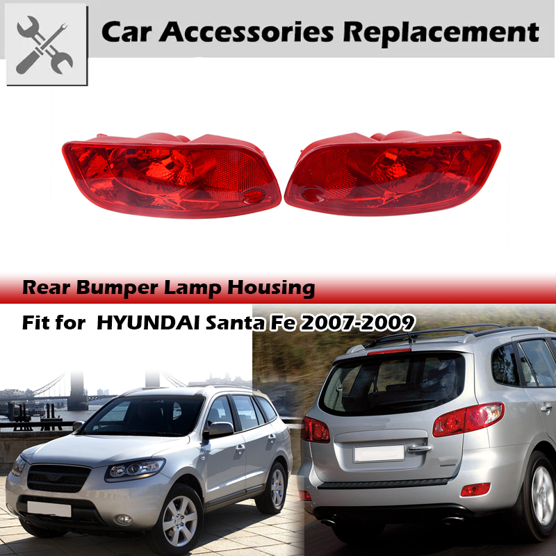 Rimasing Sinistra/Destra Auto Paraurti Posteriore Riflettore Luce Freno Lampada di Avvertimento Per HYUNDAI Sanata Fe 2007-2009 Accessori Auto 924092B010