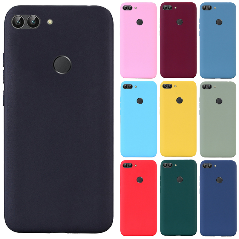 Huawei P Smart Case TPU Custodia morbida in silicone color caramella Cover posteriore per Huawei P Smart 2018 FIG-LX1 Custodia PSmart