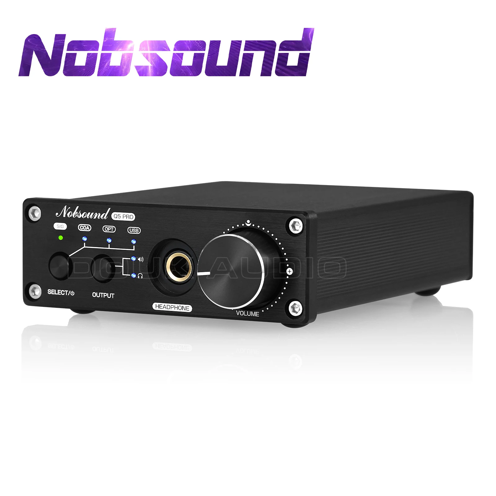 Nob sound hifi dual es9038q2m usb dac koaxial/optisch digital zu analog konverter d/a audio adapter kopfhörer verstärker