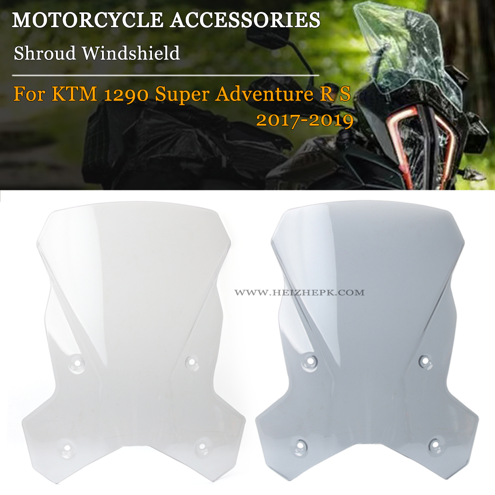 KM 1290 pare-brise pour KM 1290 Super ADV Adventure R S 2017-2018 2019 épaissir pare-vent pièces de protection d'écran