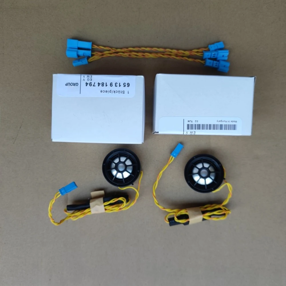 Tweeter de coche con Cable para BMW E81 E82 E87 E88 E90 E91 E92 E93 E60 E61 E63 E64 E65 E66 E84 E83 E70 E81 E82 reajuste de bocina Original