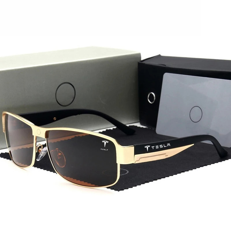 Lunettes de soleil de luxe haut de gamme pour hommes et femmes, pour Tesla Cybertruck Roadster modèle 3 modèle Y modèle S modèle X